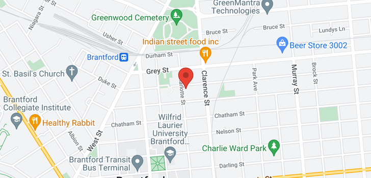 map of 115 CHARLOTTE Street